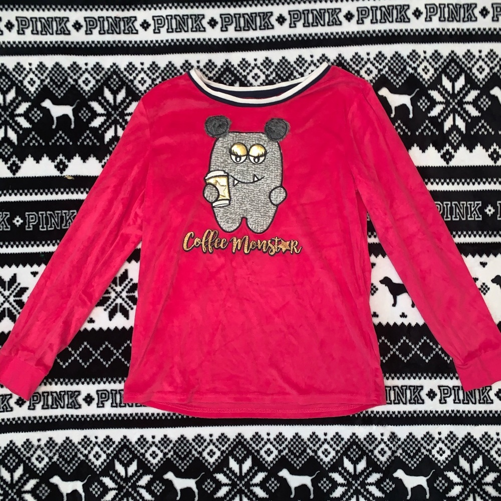 Coffee Monster Pajama Shirt